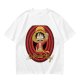 One Piece Luffy The Pirate King Graphic Olive T-Shirt