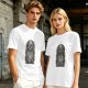 Olive Graphic T-Shirt With Cult Occult Art Print