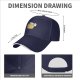 Black Baseball Cap With Saitama 'Ok' Meme Graphic Print
