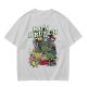 Kap'n Krunch Zombie Pirate Graphic Olive T-Shirt