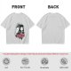Olive T-shirt with Spirited Away Haku and Chihiro Anime Art Print