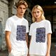 Olive T-Shirt With Mood Of The Day Blue Dragon Character Grid Print