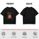Olive T-Shirt with Flaming Devil Fruit Graphic Print