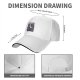 Black baseball cap with Papa's Pit BBQ graphic design