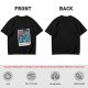 Olive t-shirt with monster polaroid print that says Normal Is Boring