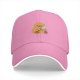 Black Baseball Cap With Cute Duck Holding Knife Graphic
