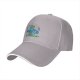 Black baseball cap with classic car and green character graphic