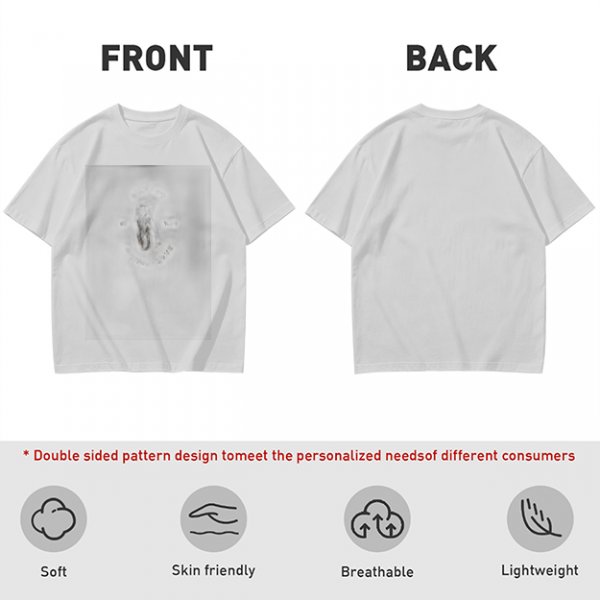Oversized Olive Green Crewneck T-Shirt with Subtle Chest Graphic