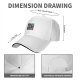 Black baseball cap with retro video game character grid print