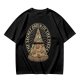 Olive T-Shirt With The Secret Order Of The Pizza All-Seeing Eye Print