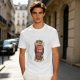 Olive t-shirt with annoyed red panda graphic and funny text