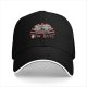 Black baseball cap with muscular gym rats graphic and Gym Rats text