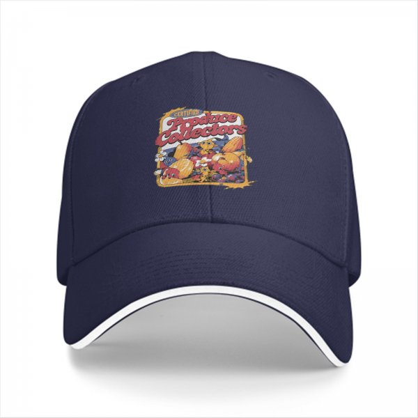 Black Baseball Cap With Certified Produce Collectors Graphic