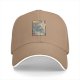 Black Baseball Cap with Ukiyo-e Style Blue Tiger Print