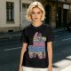 Olive T-Shirt With Colorful Donkey Pinata Graphic Print