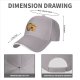 Black Baseball Cap With Funny Noah's Ark Cat Cartoon Print