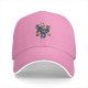 Black baseball cap with Dungeons & Cats fantasy cat characters print