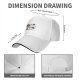 Black baseball cap with coffee themed text and cute cup illustrations