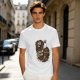 Olive T-Shirt With Grim Reaper Coffee Enjoy Your Monday Print
