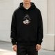 Black hoodie with Ghostface 'Talk Spooky To Me' horror print