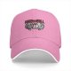 Black Baseball Cap With Rock And Roll Cartoon Graphic Design