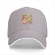 Black baseball cap with Kirby and assorted pastries graphic