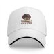 Black baseball cap with 'Too Murdery Without Coffee' crow graphic