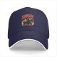 Black Baseball Cap With Chaotic Neutral Hellhound Fire Art Print