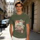 Olive T-Shirt With Octopus Chef In Ramen Bowl Graphic