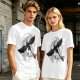 Olive T-Shirt Featuring Night Fury Dragon Flying In Front Of Full Moon