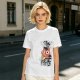 Olive t-shirt with funny cat coffee early morning quote