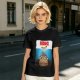 Olive T-Shirt With Cartoon Kong Banana Water Print