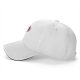 Black baseball cap with Trash Love raccoon and opossum heart graphic