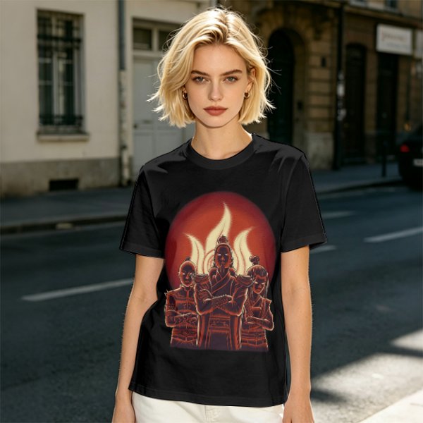 Avatar Fire Nation Characters Graphic Tee