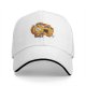 Black Baseball Cap With Funny Noah's Ark Cat Cartoon Print