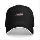 Black Baseball Cap With Opossum Graphic Print