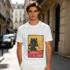Olive t-shirt featuring Toothless dragon and Chat Noir themed text