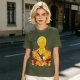 One Piece Sanji Fire Kick Graphic Olive T-Shirt
