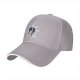 Black Baseball Cap With Fantasy Sword And Star Emblem Print