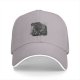 Black Baseball Cap With Astronaut Rainbow Graphic Print