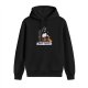 Black hoodie with a penguin graphic that says Noot Today