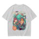 Psyce Cream Insane Flavor Graphic Tee with Whimsical Monster and Characters