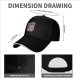 Black Baseball Cap With Retro Juice Box Graphic Print