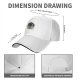 Black Baseball Cap With Astronaut Coffee Lover Print