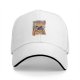 Black Baseball Cap With Japanese Style Sushi Chef Cat Print