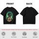 Attack on Titan layered silhouette graphic olive t-shirt