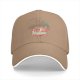 Black baseball cap with 'Keeps The A-Sad Away' graphic print