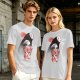 Spirited Away Chihiro and No Face Anime Graphic T-Shirt