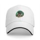 Black baseball cap with Attack on Titan anime graphic print
