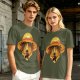 One Piece Luffy Straw Hat Sunset Graphic T-Shirt
